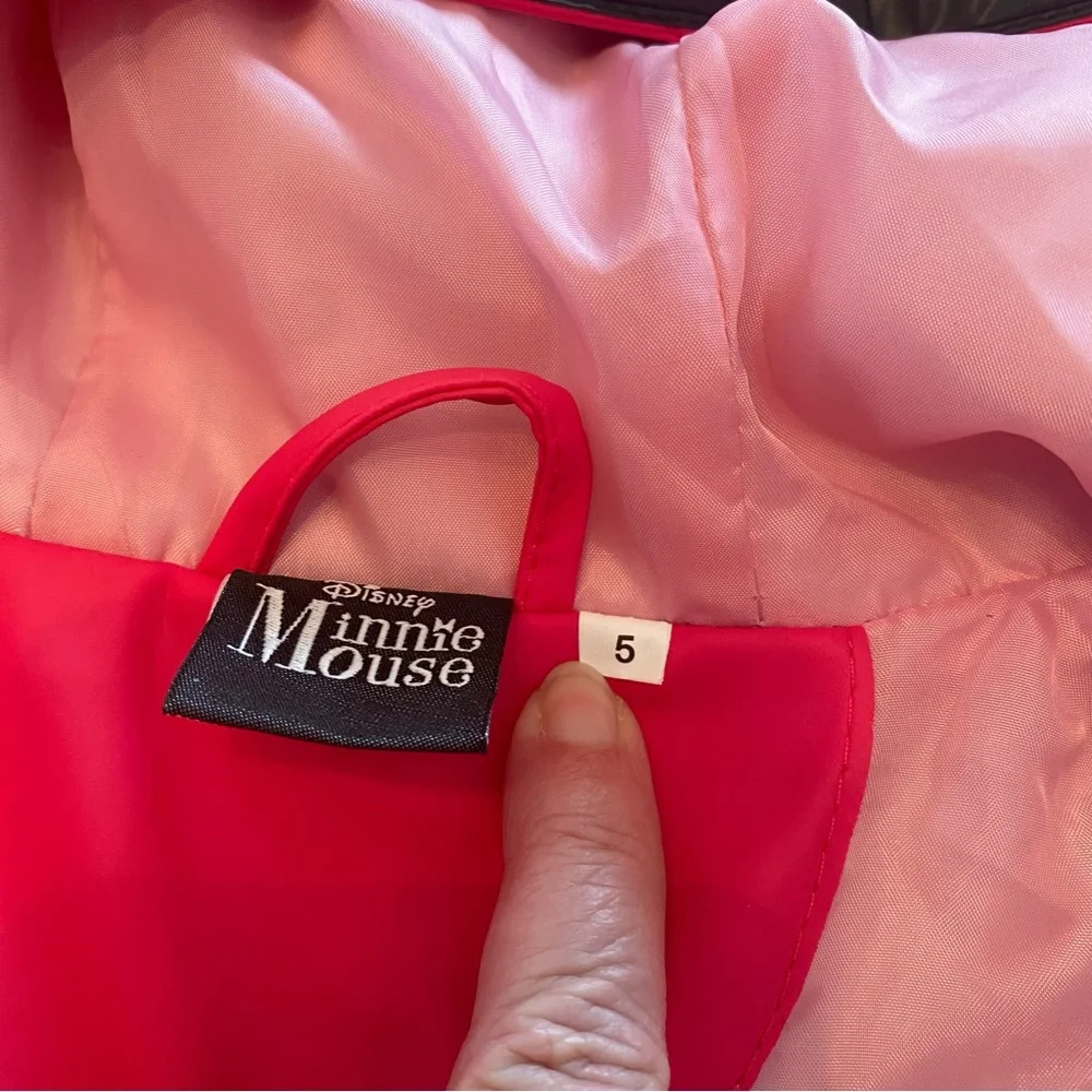 Girls WESTERN CHIEF Minnie Mouse Rain Jacket Size 5